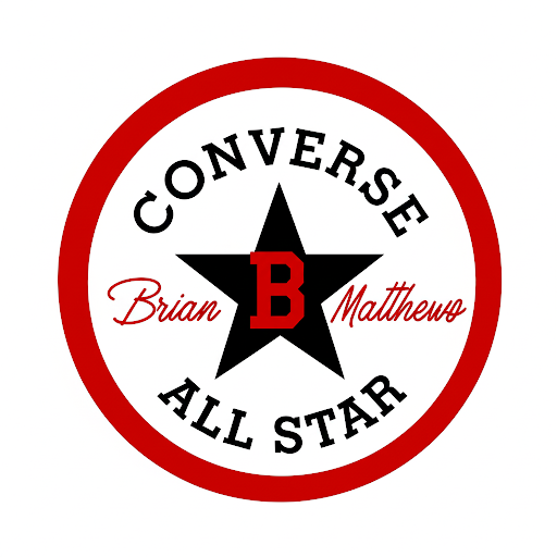Brian Matthews Converse All Star badge